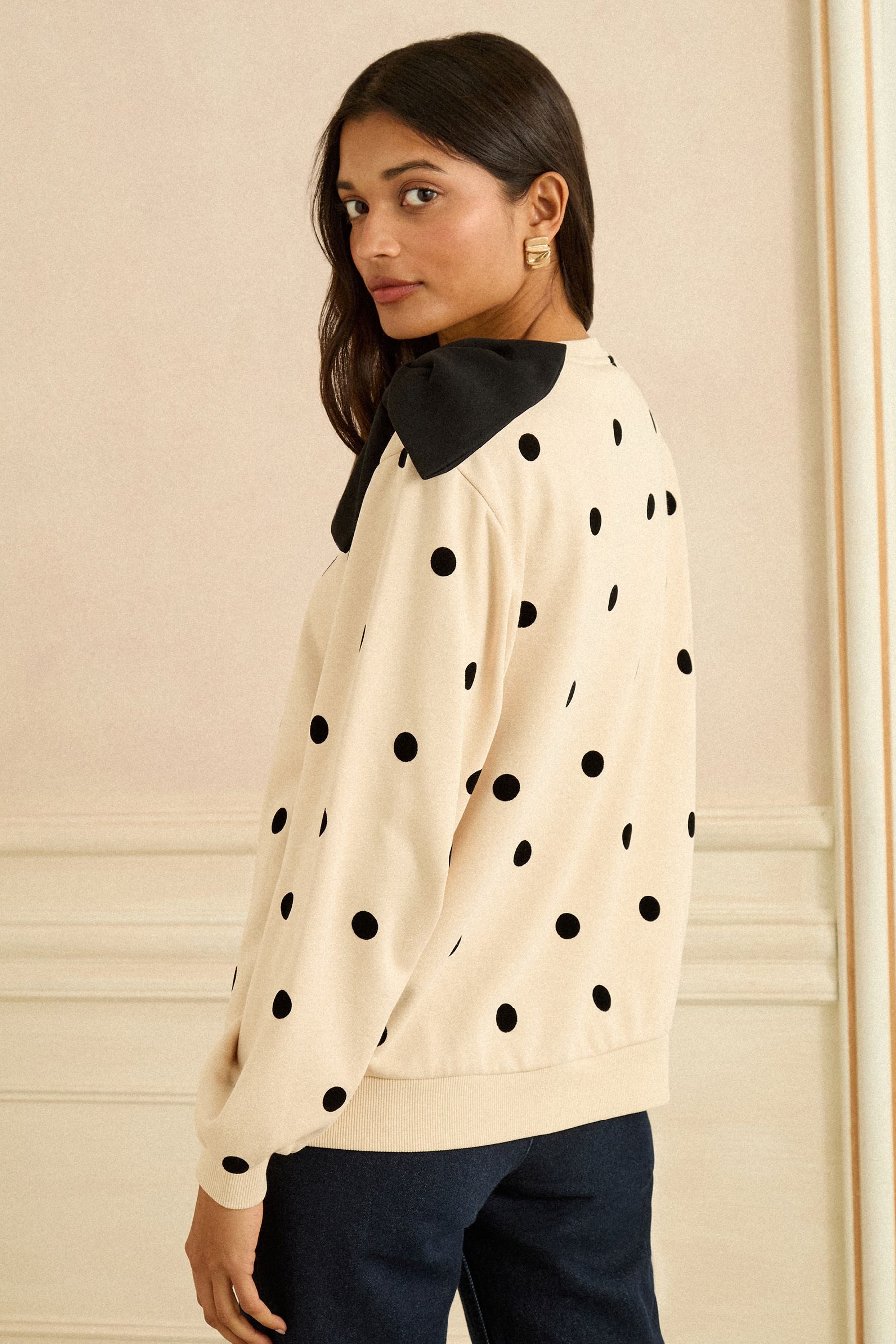 Love & Roses Sweatshirt Love & Roses Sweatshirt mit Schleife (1-tlg) günstig online kaufen