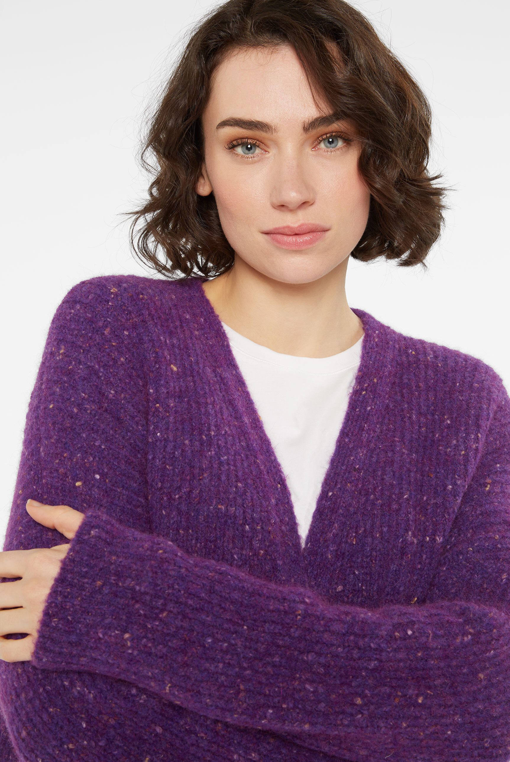 SENSES.THE LABEL Cardigan im Rippstrickmuster