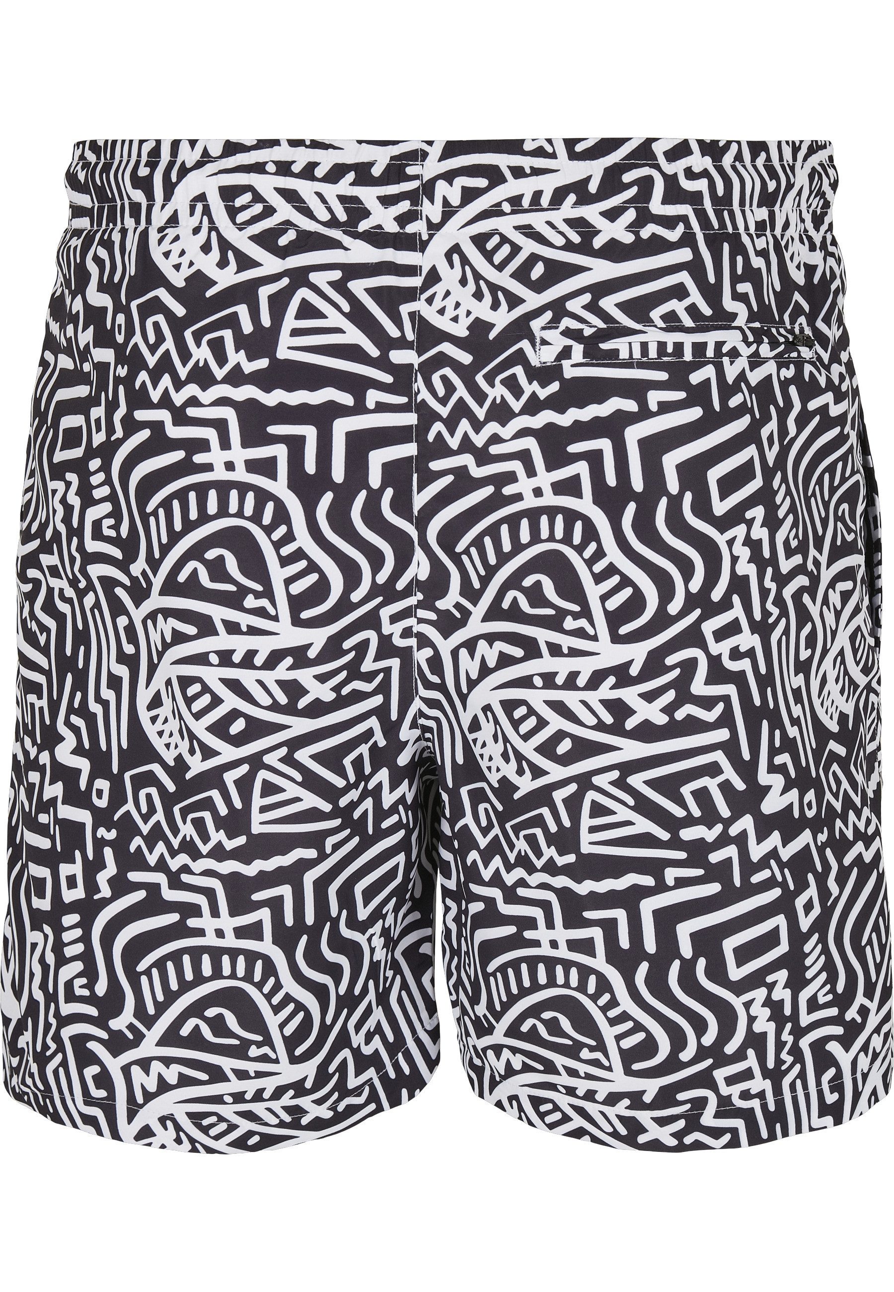 URBAN CLASSICS Badeshorts Urban Classics Herren Pattern Swim Shorts günstig online kaufen