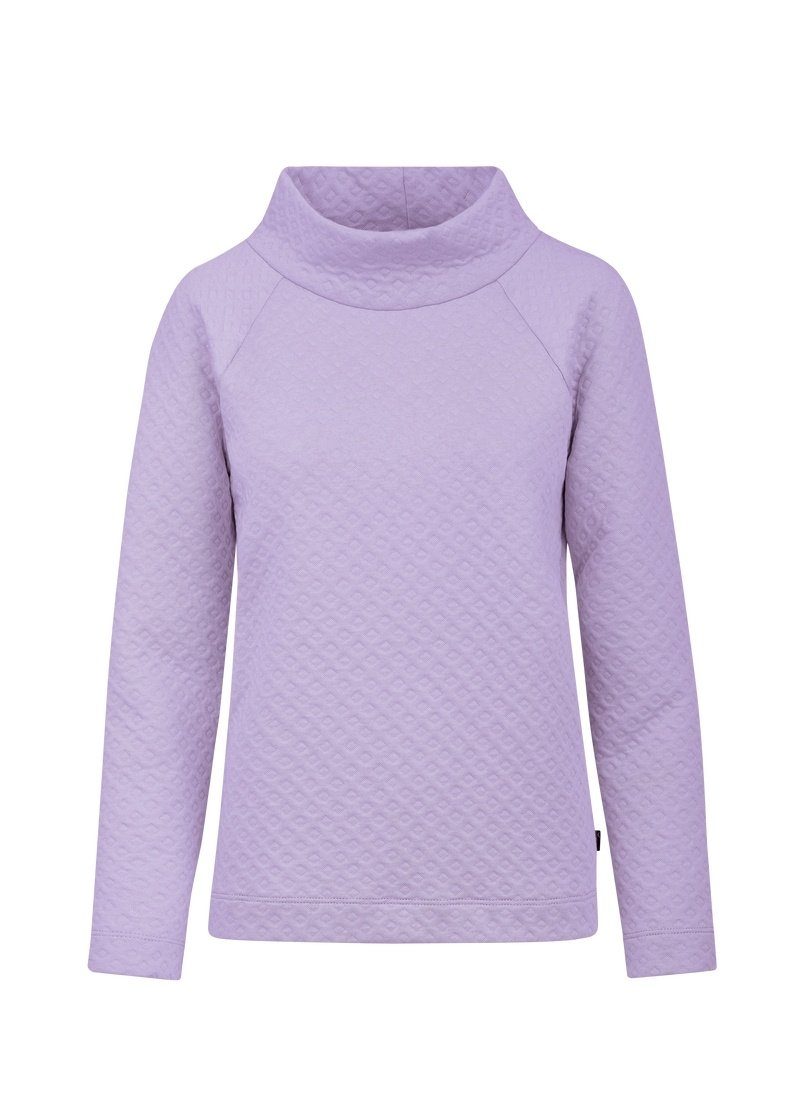 Trigema Sweatshirt TRIGEMA in Jacquard-Strick-Qualität Sweatshirt