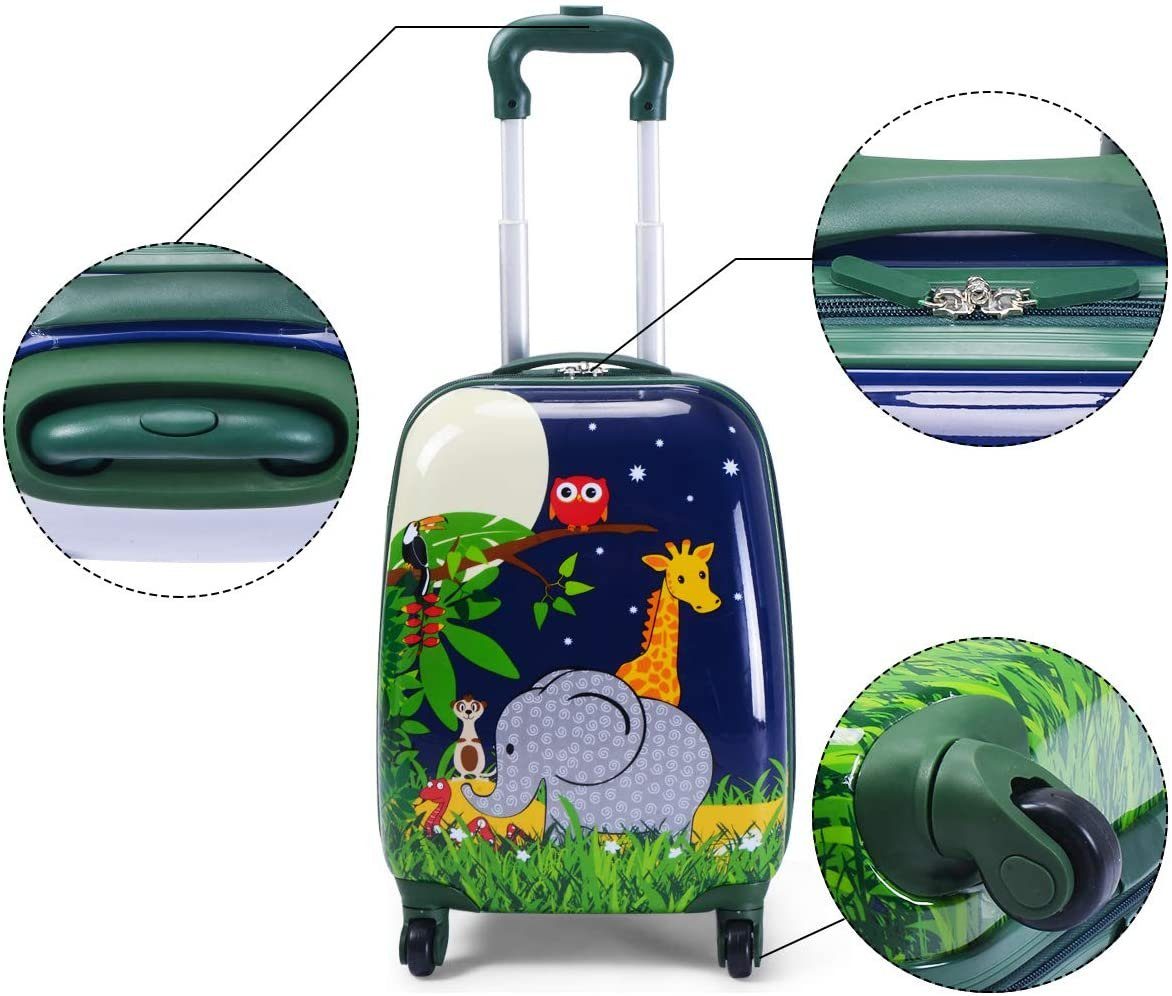 COSTWAY Kinderkoffer 2tlg Kinderkoffer – Bild 5 von 5
