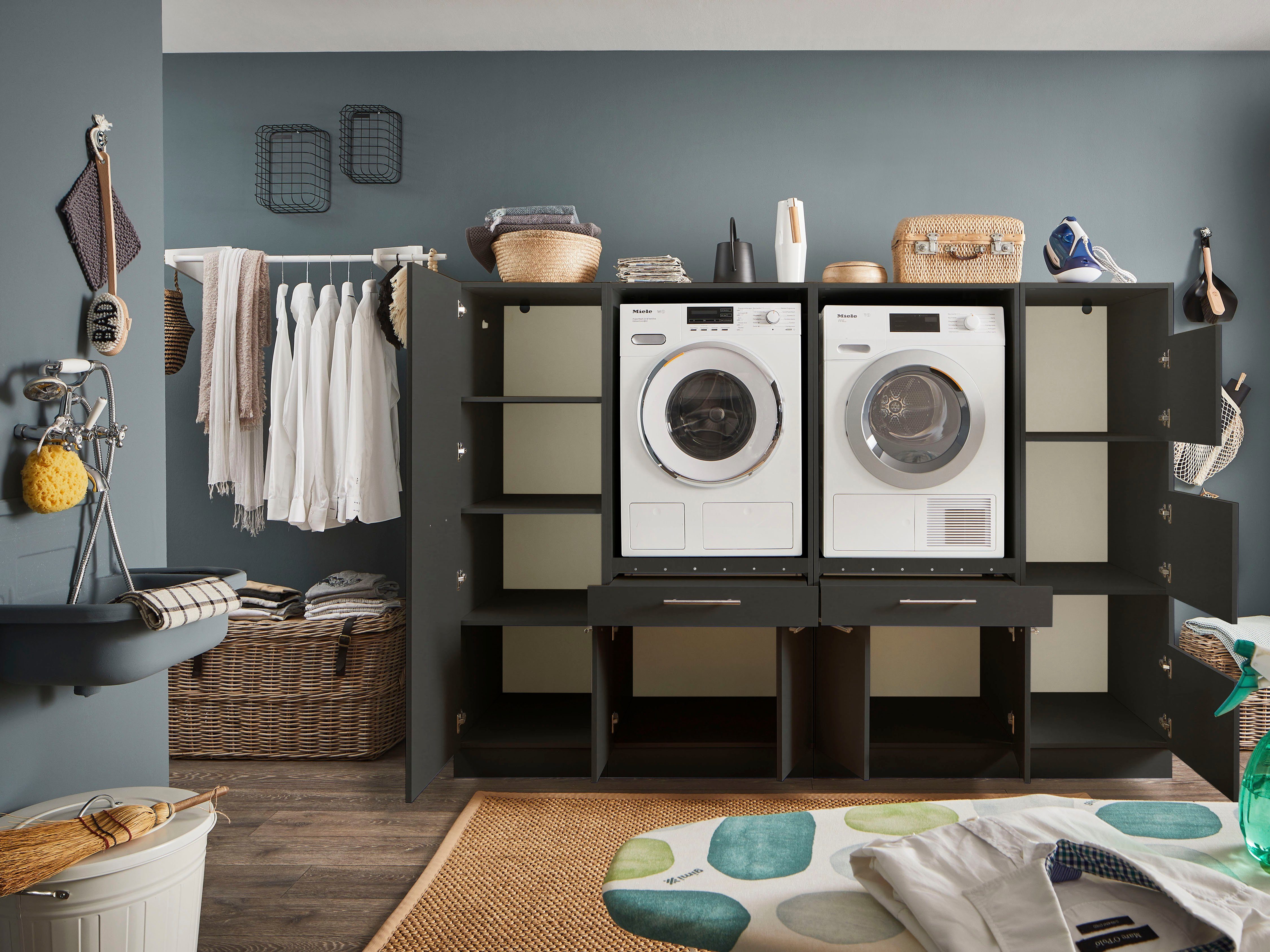 Laundreezy Mehrzweckschrank-Set LAUNDREEZY LDSK14, Breite 235 günstig online kaufen