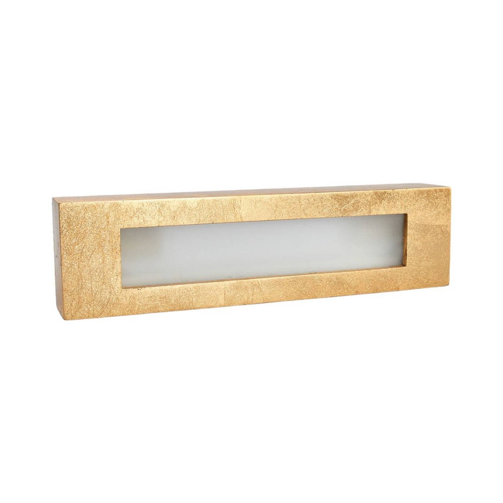 Lindby Wandleuchte Emina, Gips Gold / Messing IP20, 2 x 10 W LED