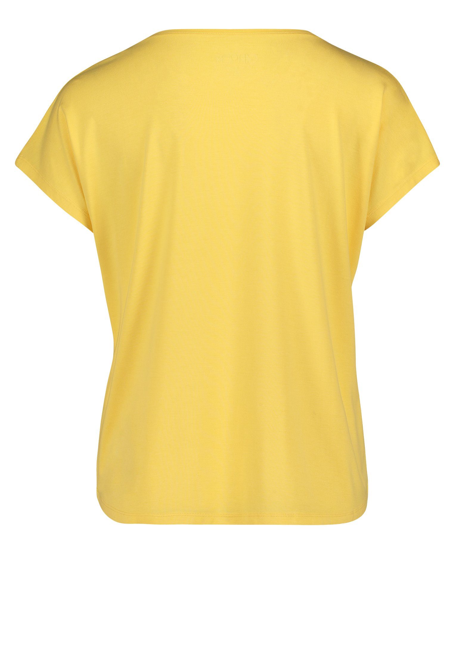gelb mit Rundhalsausschnitt T-Shirt (1-tlg) Cartoon Sonstiges