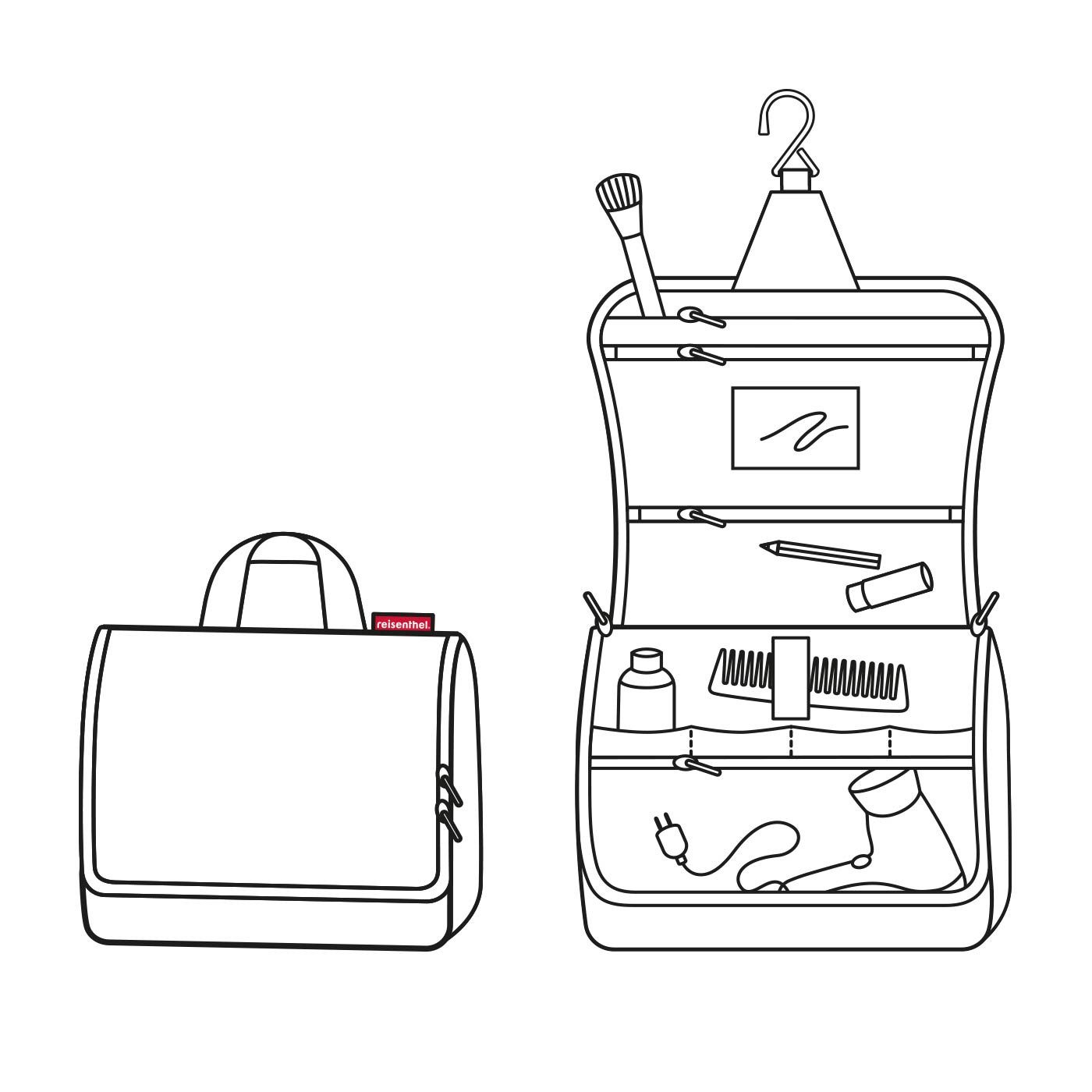 REISENTHEL® Kulturbeutel reisenthel toiletbag XL (1-tlg), inkl. Spiegel mit Klettverschluss