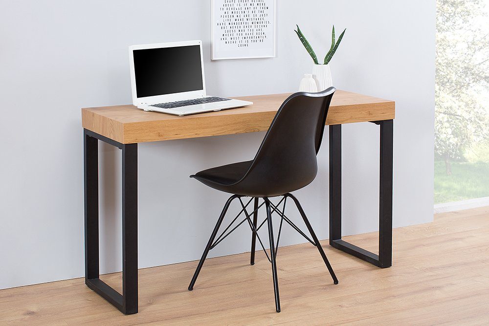 120cm natur, · Bürotisch OAK Konsole Retro · DESK Konsolentisch riess-ambiente · Eichen-Optik