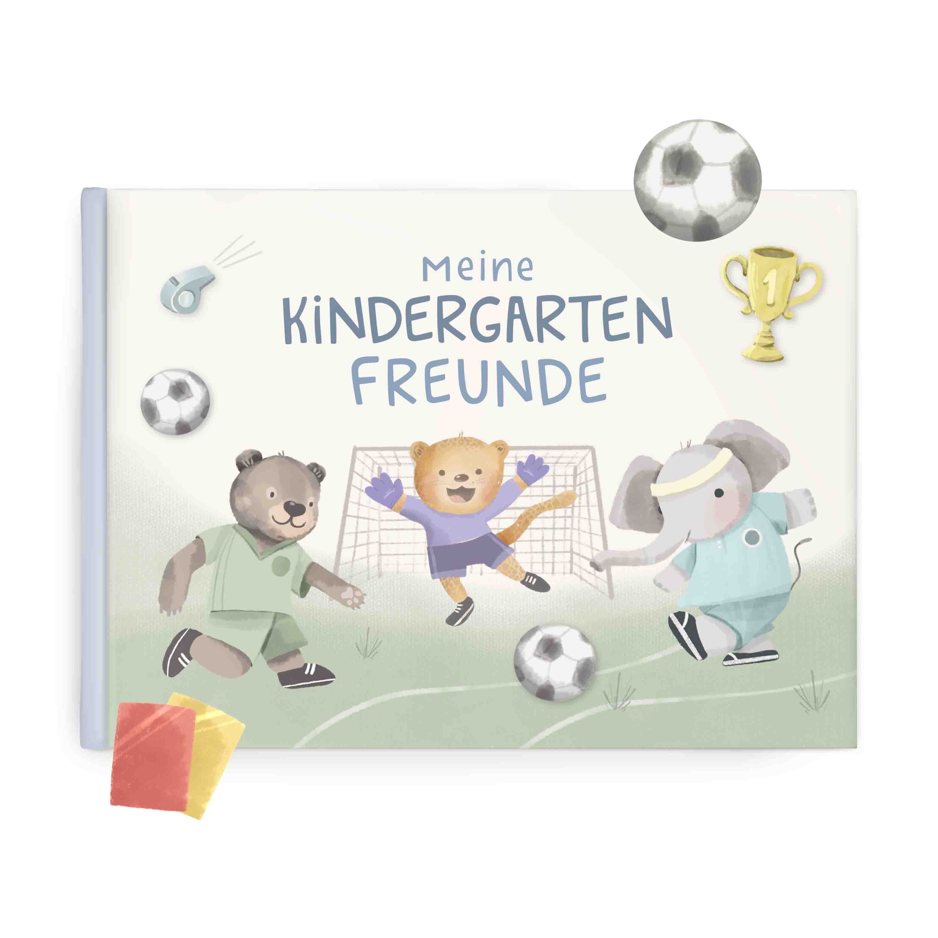 mintkind Freundebuch Freundebuch Kindergarten - Erinnerungsbuch 96 Seiten