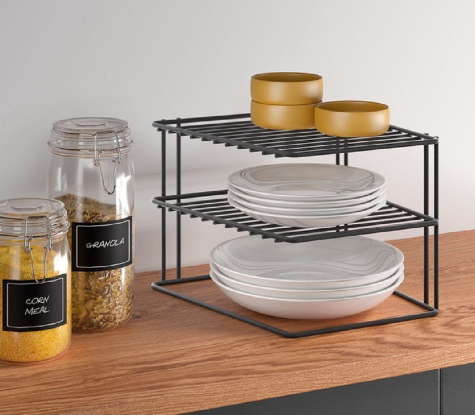 Metaltex Inneneinteilung Metaltex Boxe Lava Eckschrankeinsatz (1 St), platzsparend