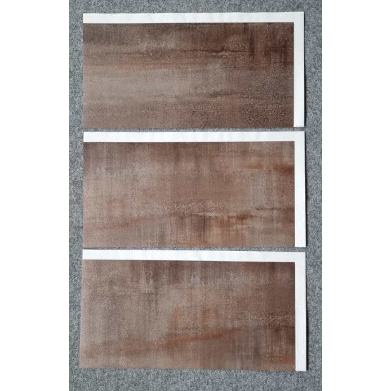 Fliesana Fliesenaufkleber, Selbstklebende Wandfliesen Bodenfliesen 3 Stück