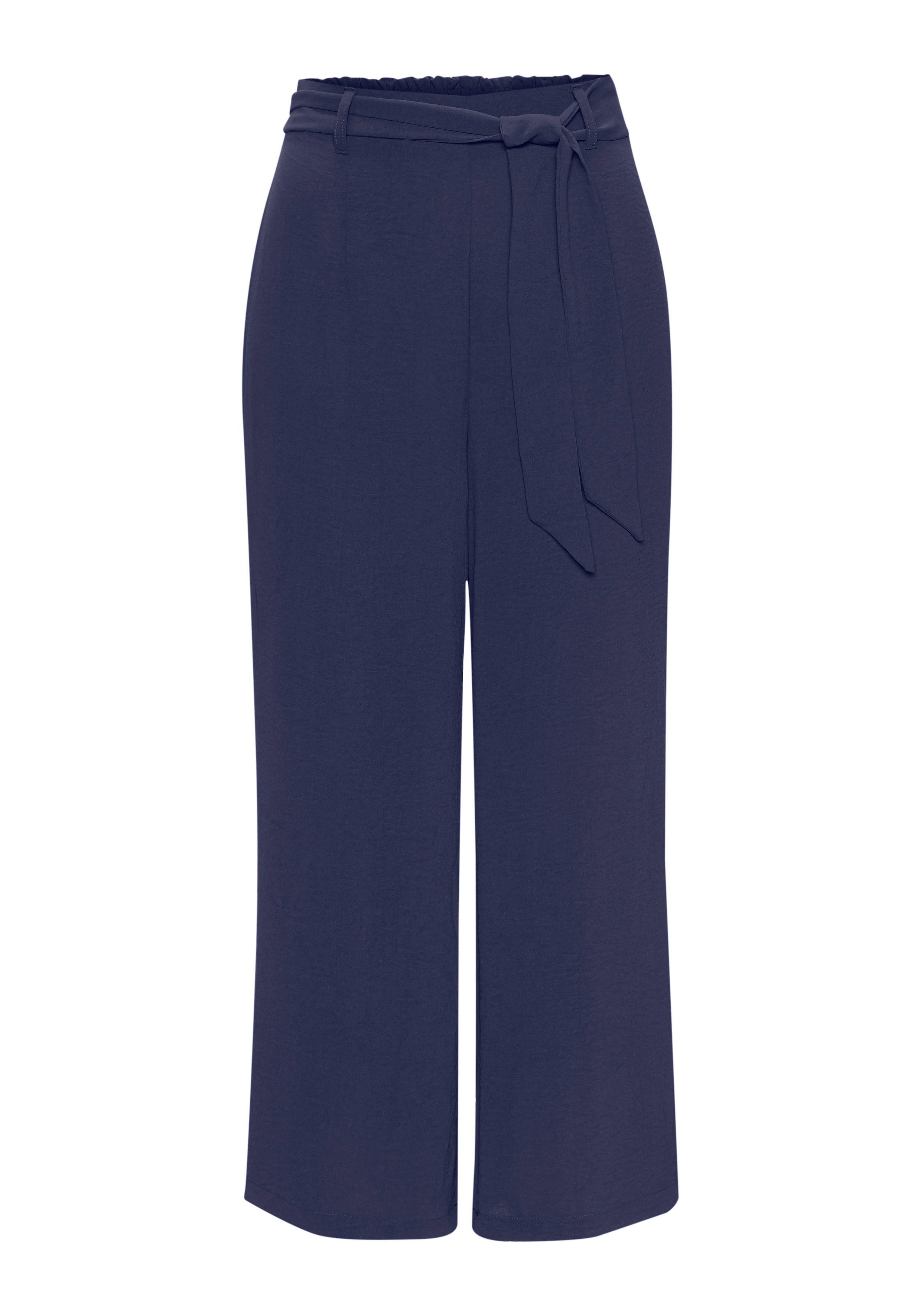 Vivance Schlupfhose (mit Gürtel) mit elastischem Bund, Sommerhose, Basic günstig online kaufen