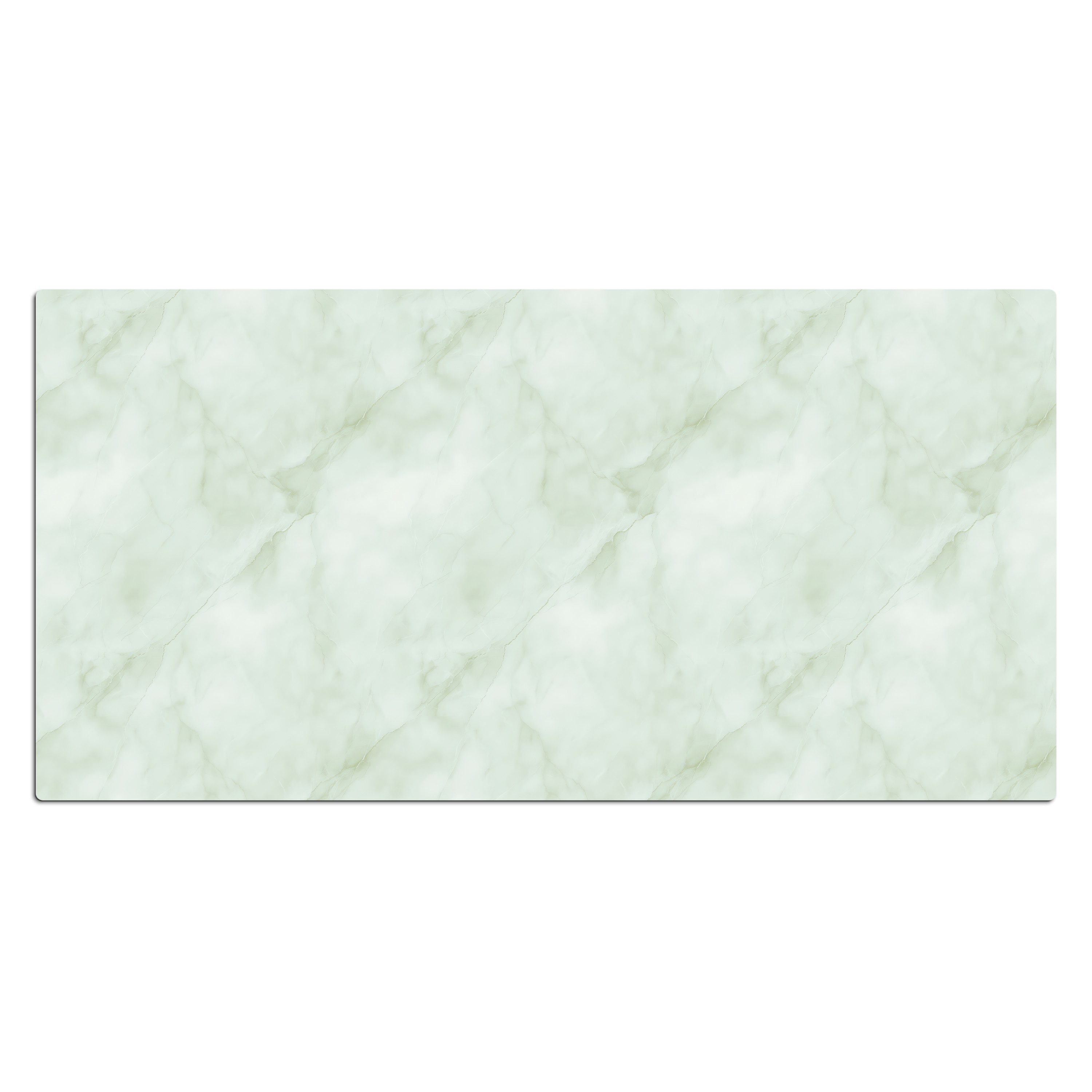 MuchoWow Gaming Mauspad Grün - Marmor - Fließende Adern (1-St), Gaming Mauspad XXL, Schreibtischunterlage, Desk Mat Groß, 80x40 cm