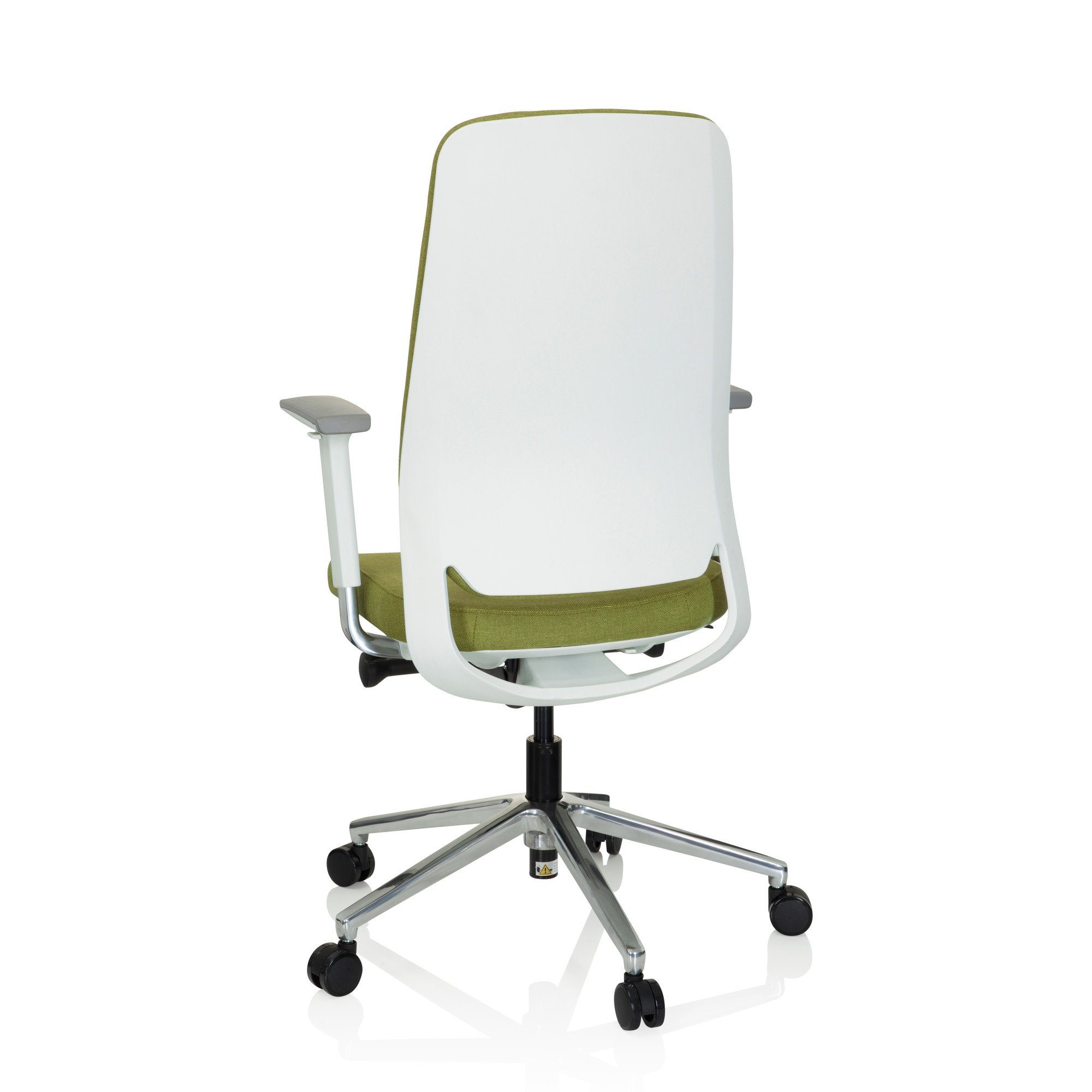 CHIARO (1 Schreibtischstuhl hjh Bürostuhl Grün Profi T4 WHITE St), OFFICE Drehstuhl Stoff ergonomisch