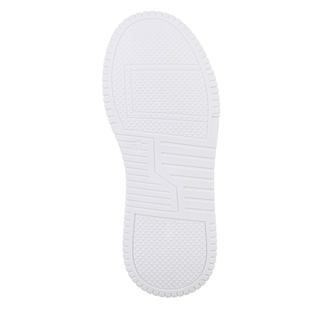 Ital-Design Damen Low-Top Freizeit Sneaker (88828454) Keilabsatz/Wedge Sneakers Low in Weiß – Bild 3 von 5
