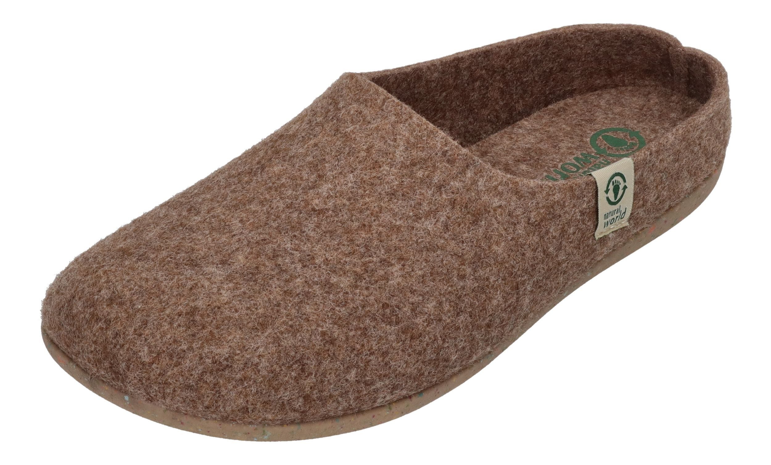 Natural World 8999 Hausschuh Beige