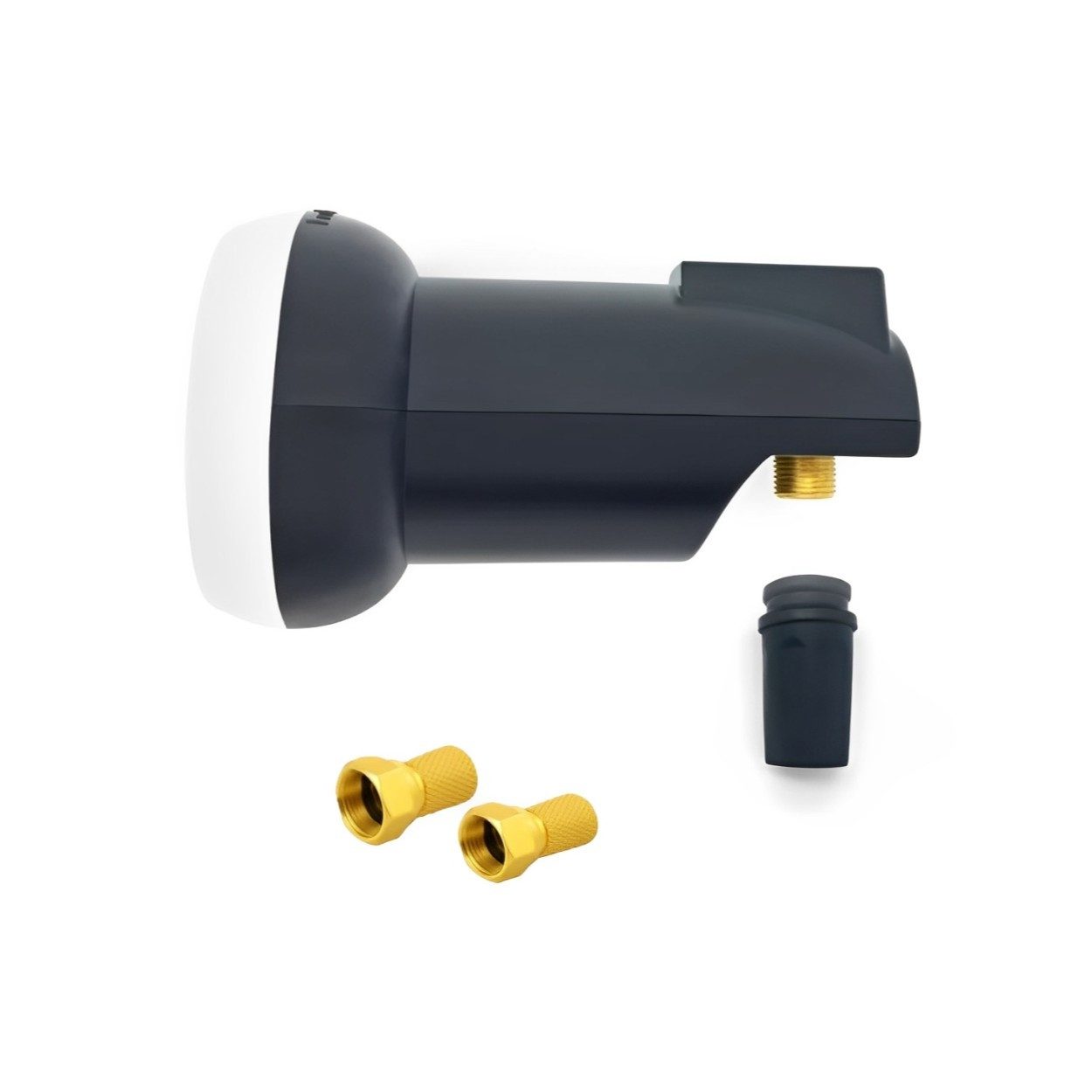 ARLI 2x Universal Single LNB 0.1 dB – 1 Teilnehmer Universal-Single-LNB (für 1 Teilnehmer, 40 mm Feed HDTV 4K 8K DVB-S2)