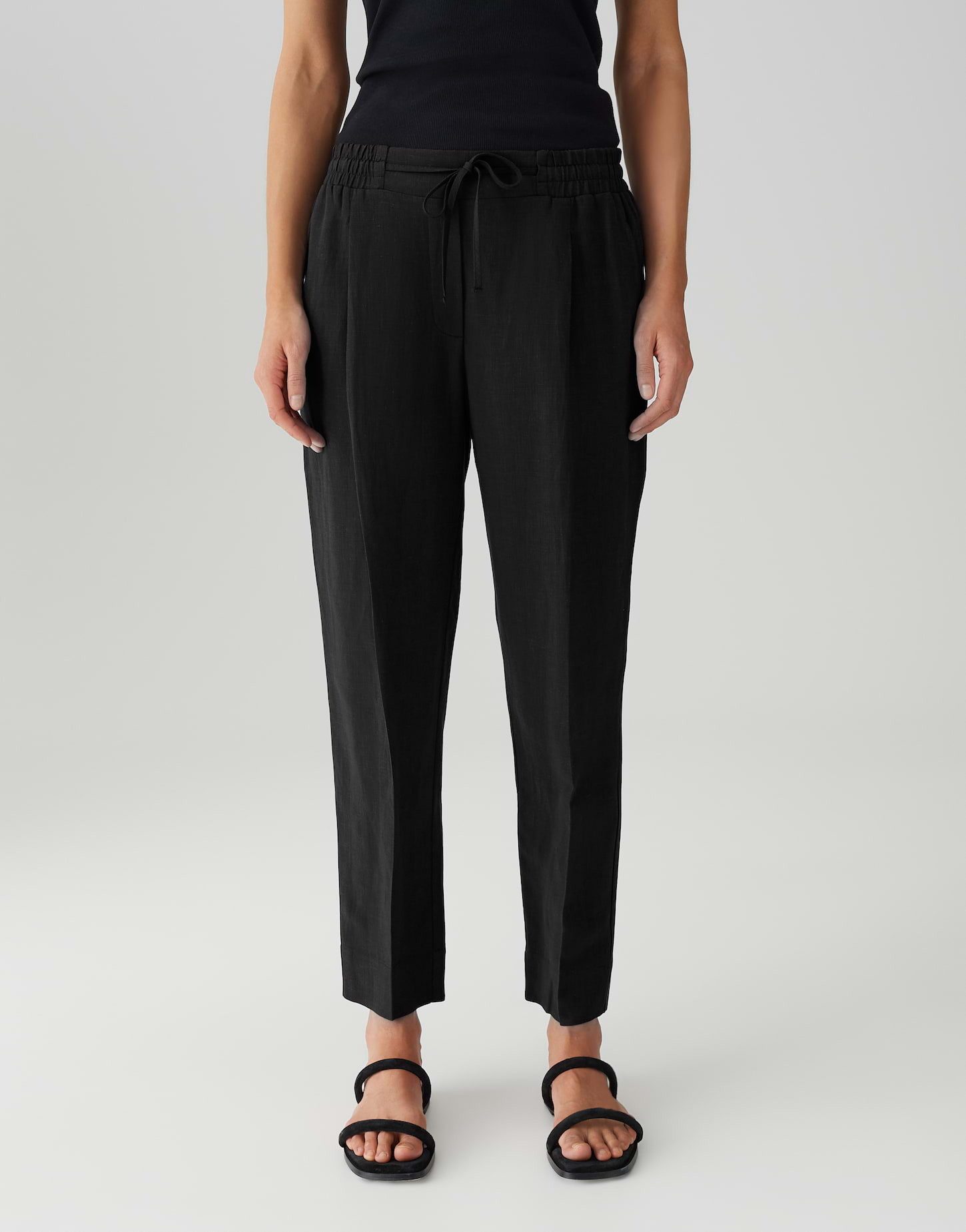 OPUS PANTS Leinenhose LUNAH Mid Rise günstig online kaufen