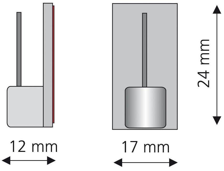 Liedeco Klebeträger, Vitragen-Bistrostangen, (Set, 4-tlg), für günstig online kaufen