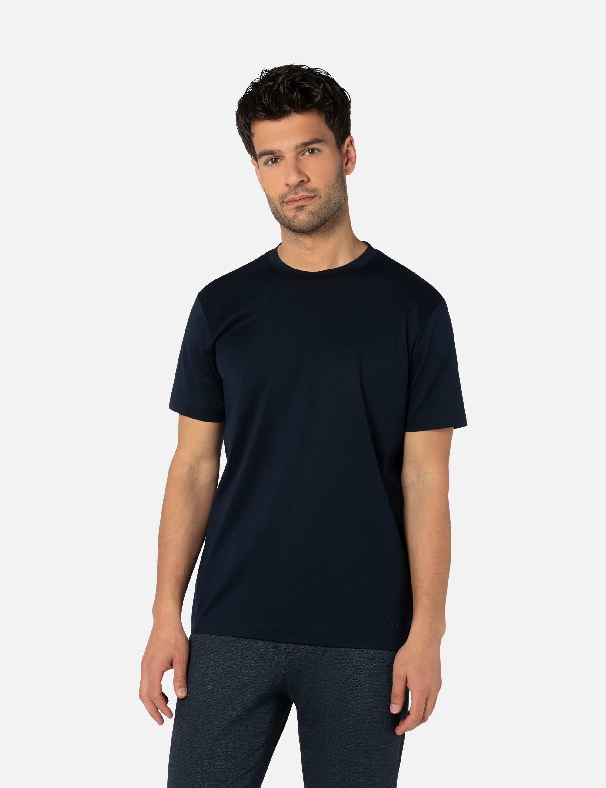 BENVENUTO. T-Shirt ADELMO (1-tlg) aus hochwertiger Baumwolle