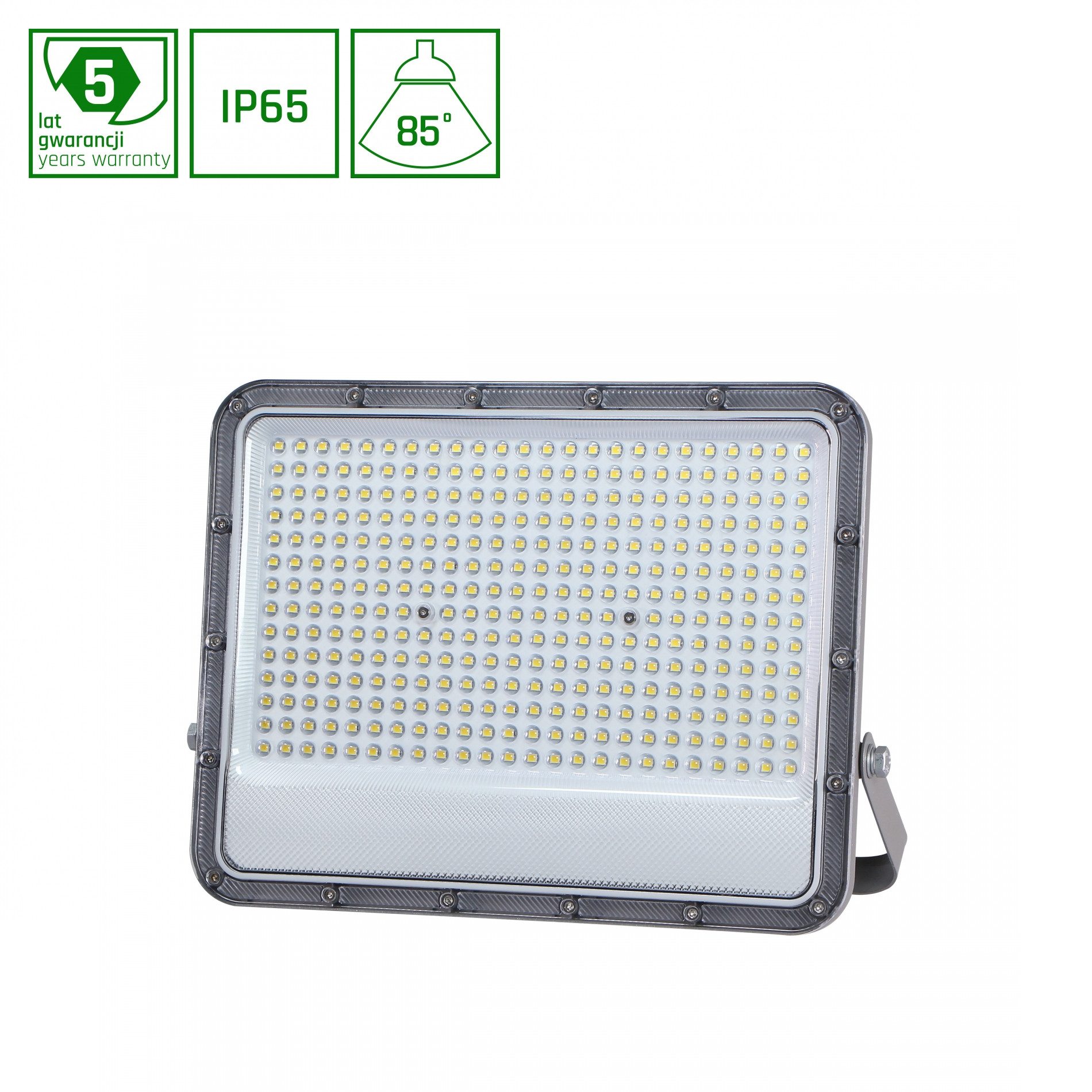 Spectrum LED Flutlichtstrahler LED NOCTIS MAX 2 Fluter 200W 19000lm 85° 230V IP65 IK08 Neutral 4000K, Leuchtmittel fest integriert, Neutralweiß, Hoher Schutz IP65