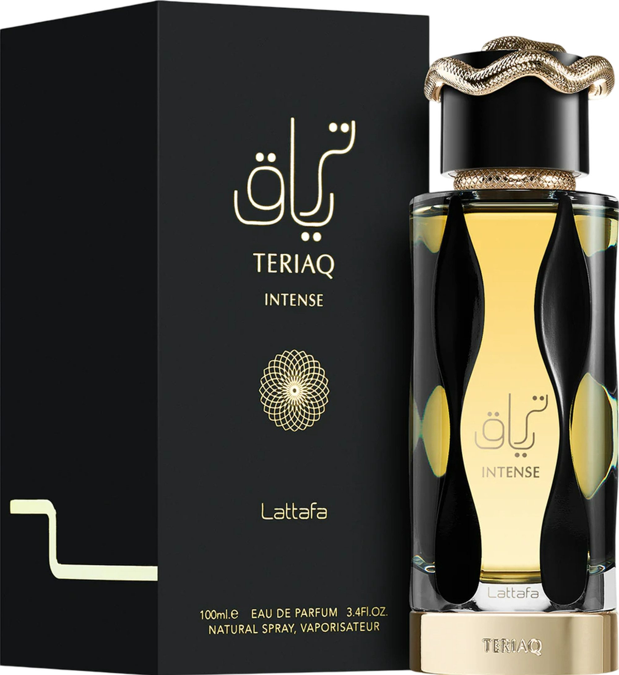 Lattafa Парфюмы Teriaq Intense Damen & Herren Unisex EDP Spray, LATTAFA, Damenparfüm, Glasflakon, Herrenparfüm, Unisexduft