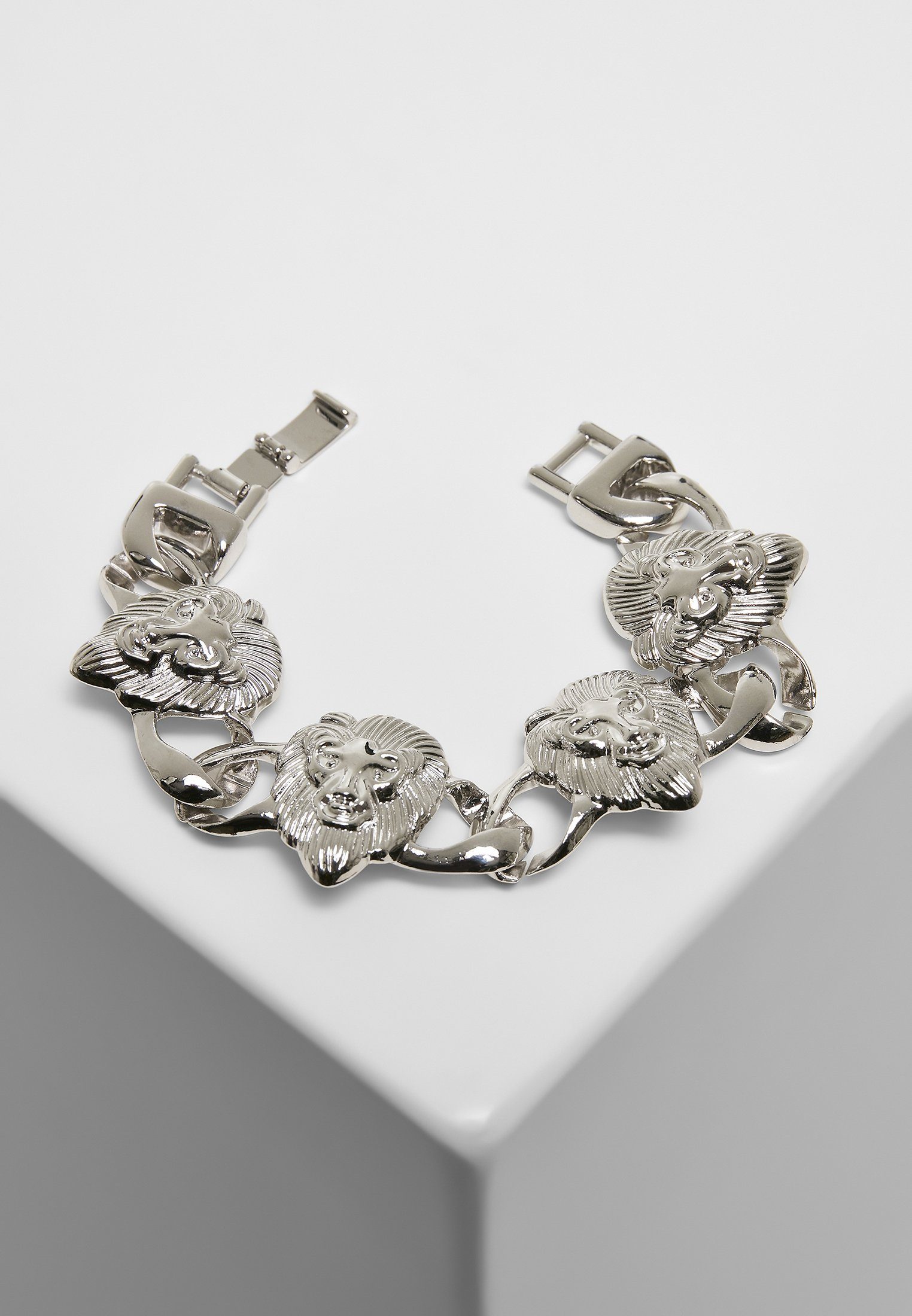 URBAN CLASSICS Bettelarmband Accessoires Lion Bracelet silver