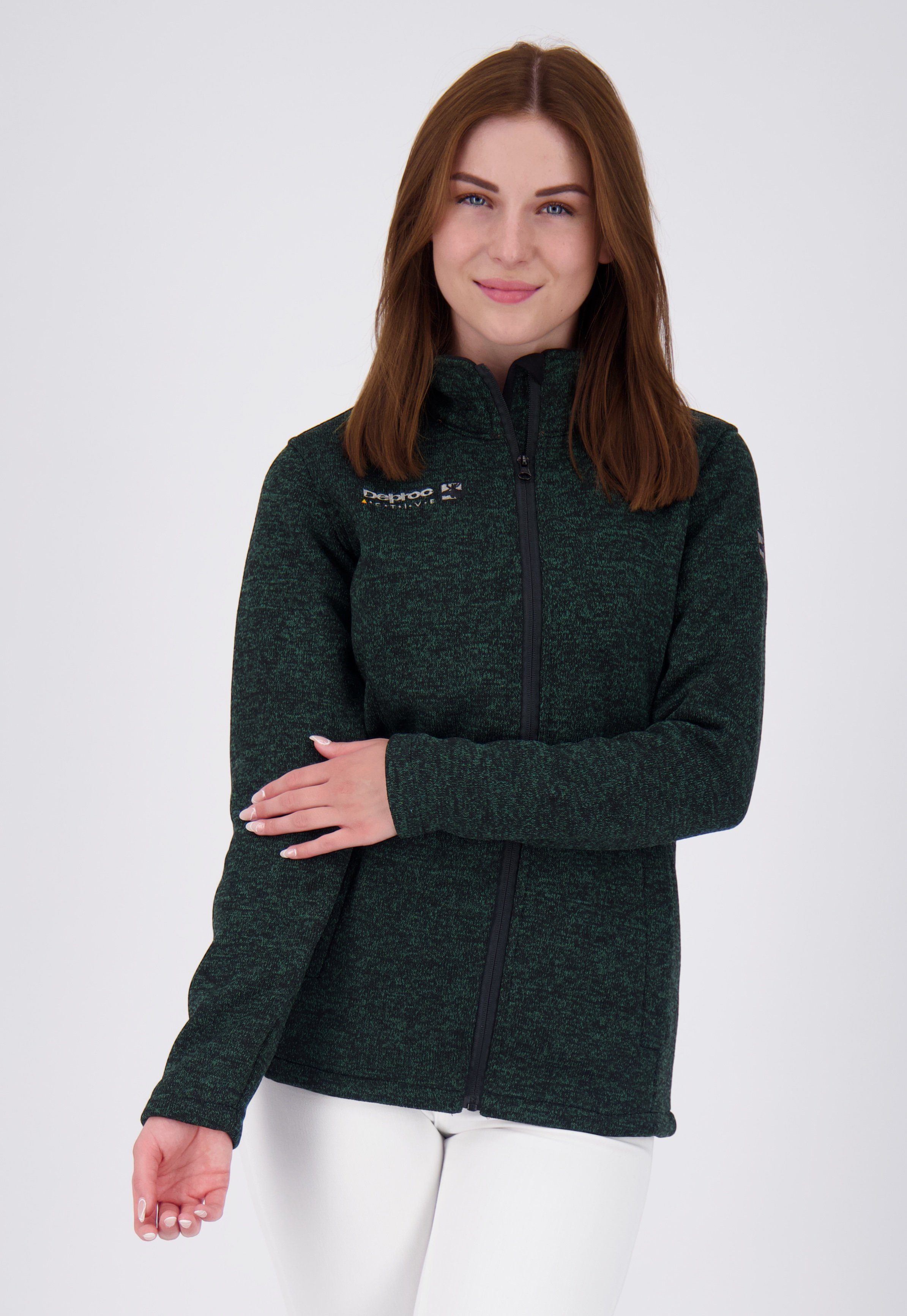 DEPROC Active Strickfleecejacke ELKFORD WOMEN NEW CS auch in Großen Größen  erhältlich