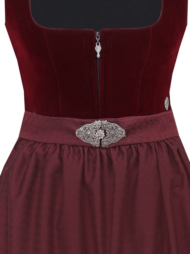 MarJo Dirndl Dirndl Grafling 65cm Länge rotwein