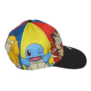 POKÉMON Baseball Cap Pikachu, Mewtu Sommerkappe mit UV Schutz 30+ Größe 54-56 cm