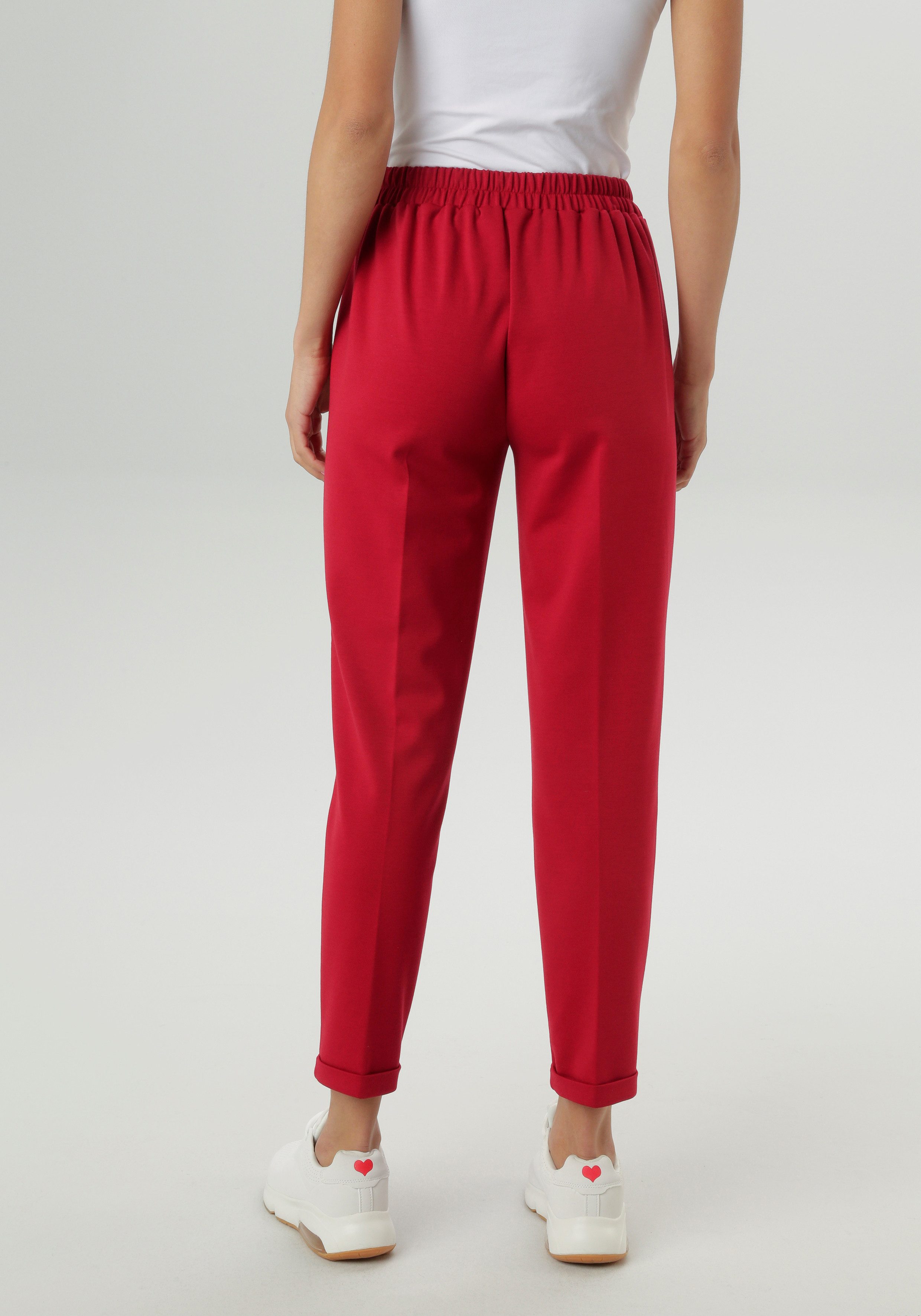 Aniston SELECTED Schlupfhose mit Bundfalten günstig online kaufen