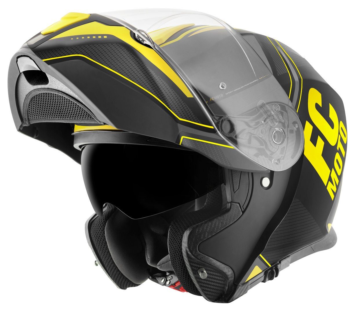 FC-Moto Motorradhelm Novo Circuit Klapphelm, integriertes Sonnenvisier
