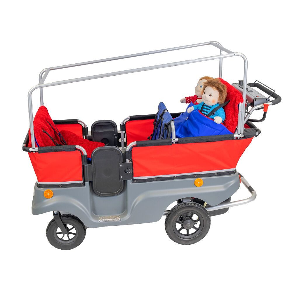 Jakobs Kombi-Kinderwagen Fußsack E-Turtle, Schützender Fußsack für 2 Kinder