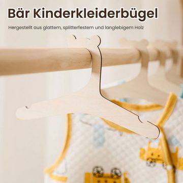 MAGICSHE Kleiderbügel 25 Stück Kinderkleiderbügel aus Holz, rutschfest Babykleiderbügel, (25-tlg)