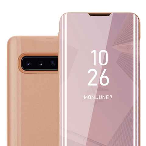 Cadorabo Handyhülle Samsung Galaxy S10 PLUS Samsung Galaxy S10 PLUS, Klappbare Handy Schutzhülle - Hülle - mit Standfunktion und Kartenfach