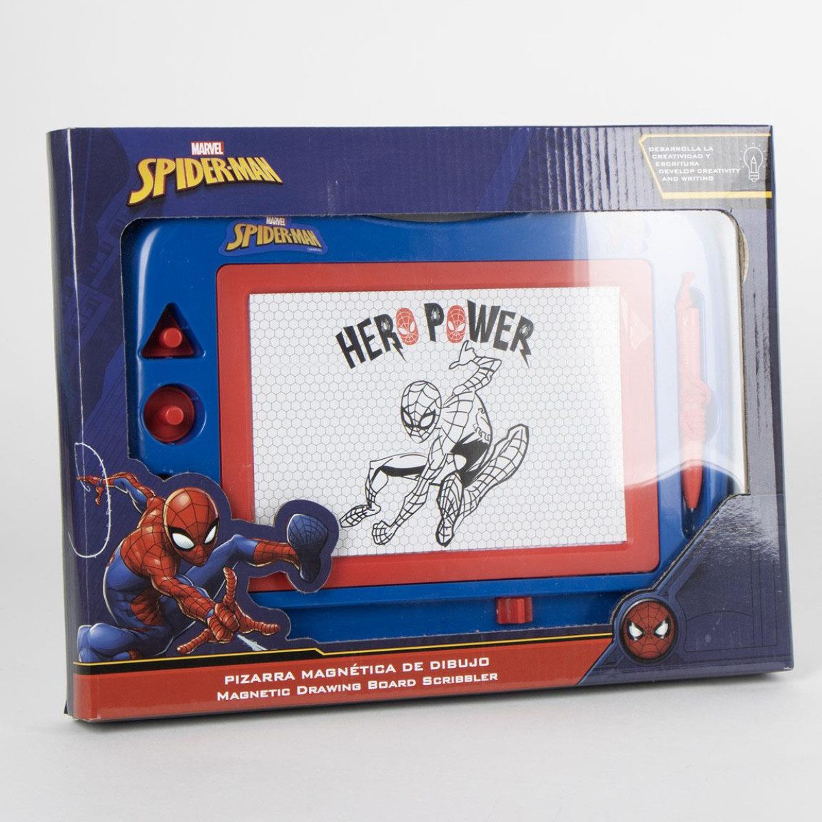 Cerda Magnettafel Spiderman Magnettafel Set Schreibwaren-Set Kreativset für Kinder