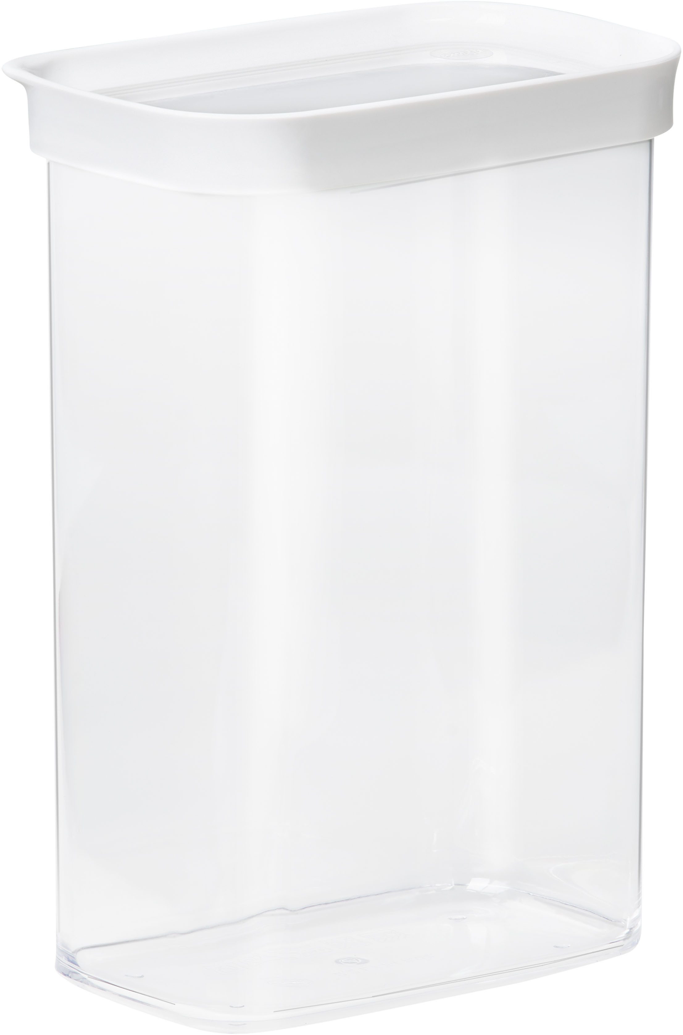 Emsa Vorratsdose Optima, Kunststoff, (2-tlg), 2,2 Liter, rechteckig, frische Dichtung, rutschfeste Stapelränder