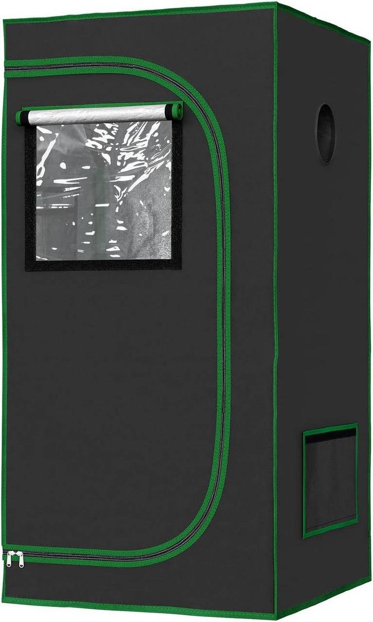 Woltu Gewächshaus, BxTxH: 60 x 60 x 120 cm, aus Oxford-Gewebe, mit Belüftungsöffnungen und Beobachtungsfenstern