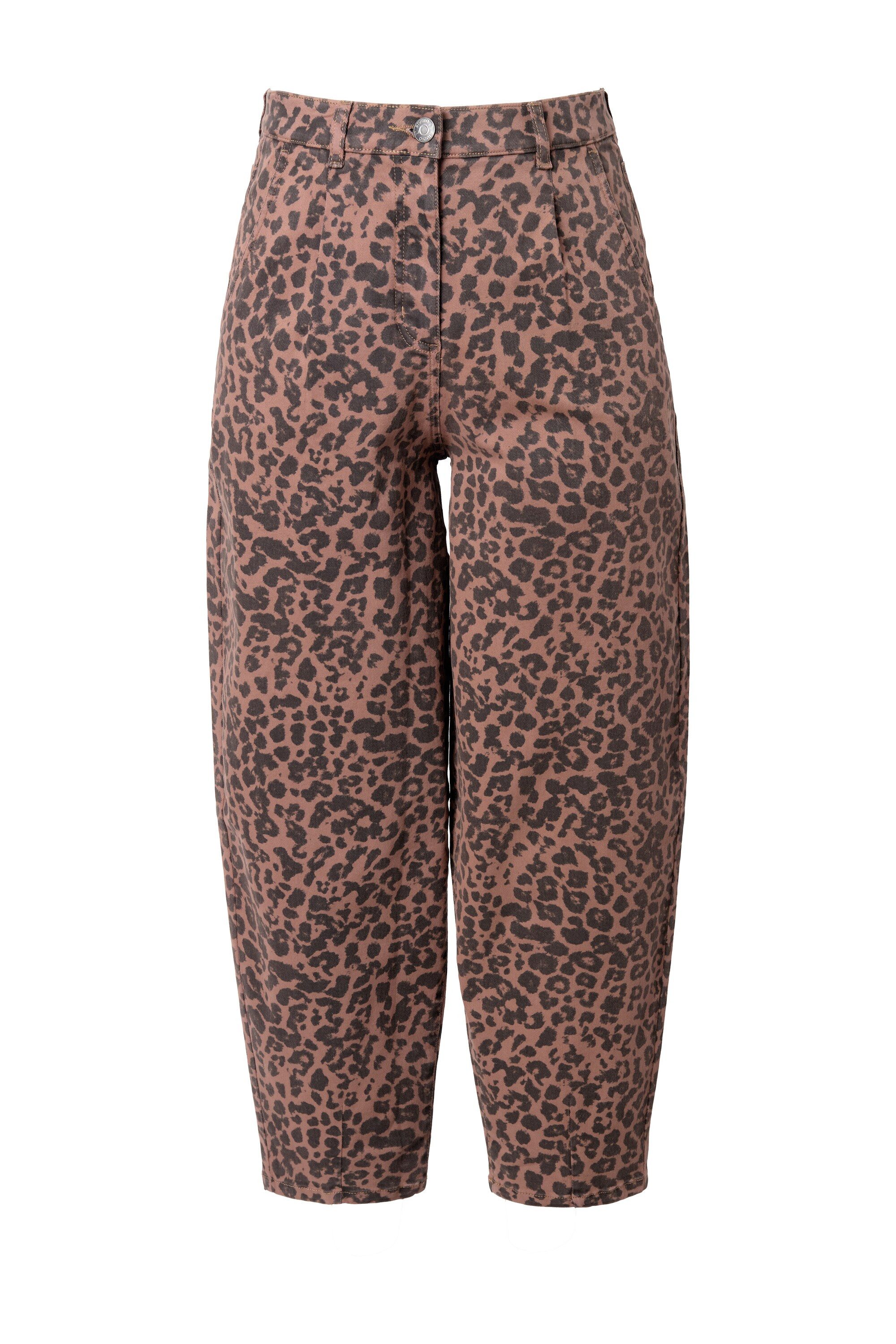 Regular-fit-Jeans Ballon-Jeans Wide Ballon Legs Leo Bundfalten