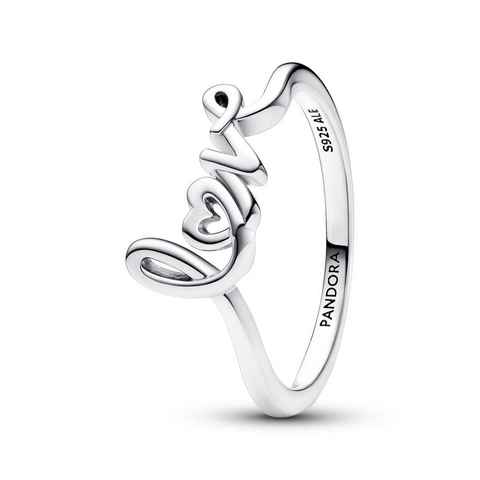 Pandora Silberring Love Ring für Damen aus 925er Silber von PANDORA Moments