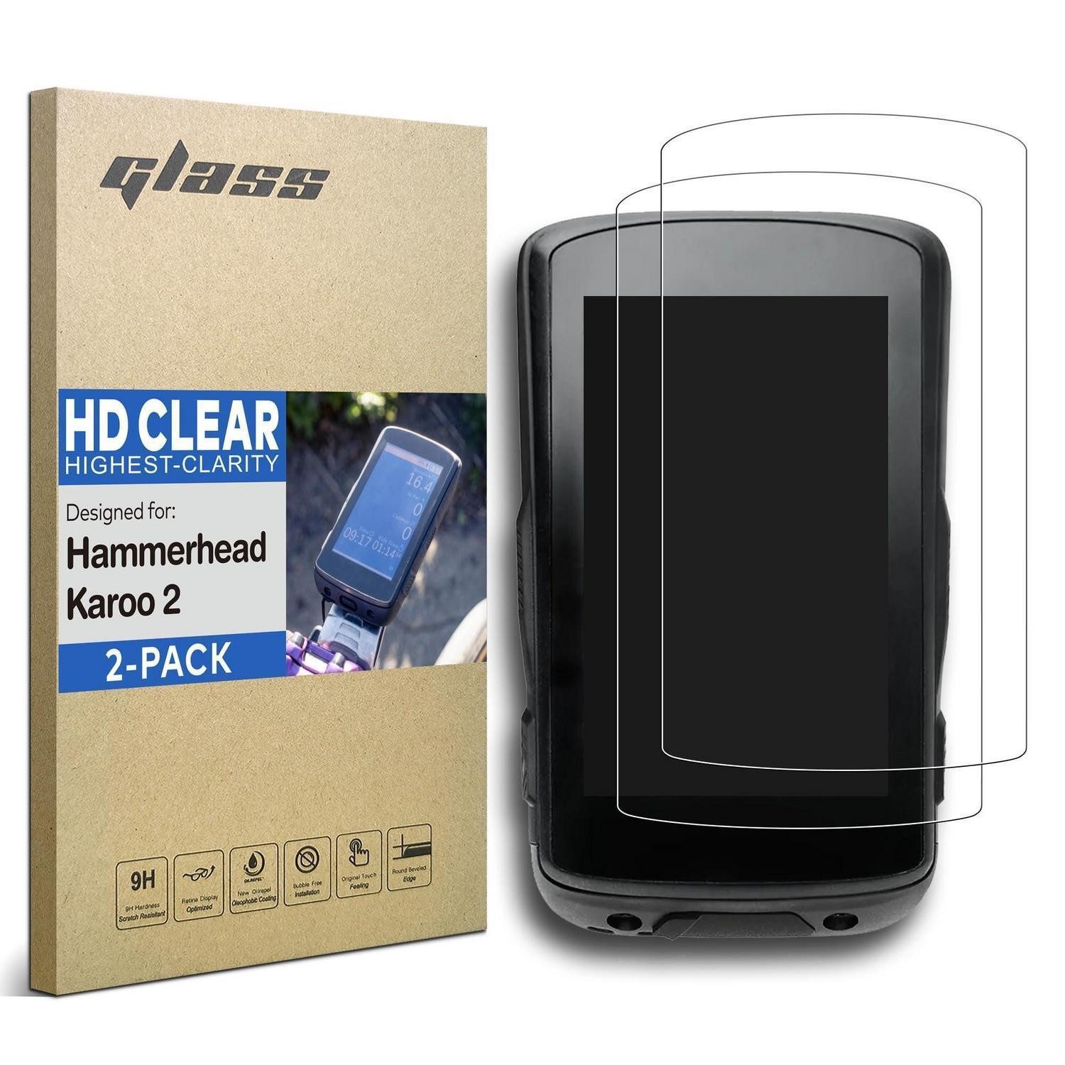 LuxusKollektion Displayschutzglas Bildschirmschutz Glas 2Stk HD klar, 2 Stück