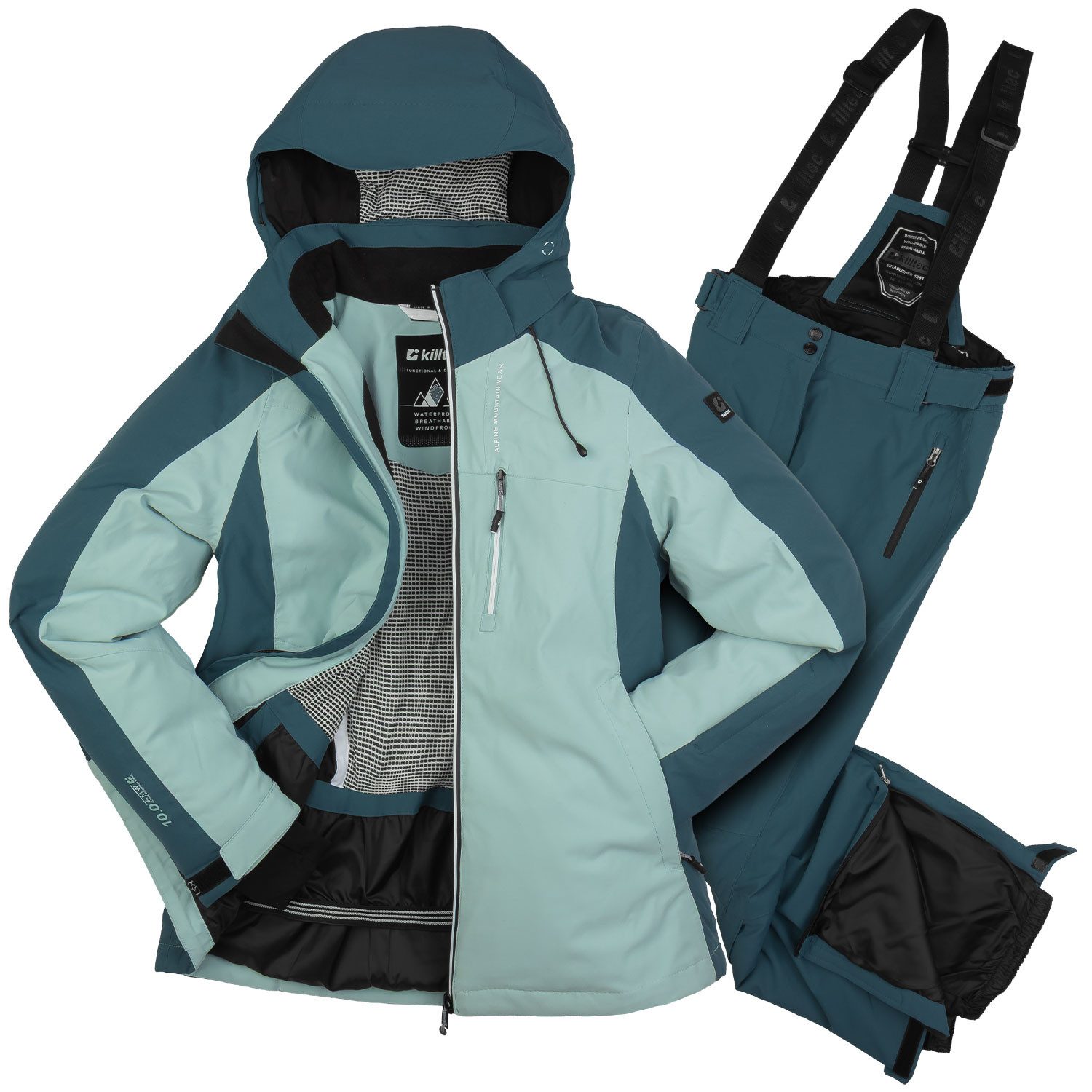 Killtec Skianzug Damen Winterjacke + Skihose, wasserdicht verschweißte Näht günstig online kaufen