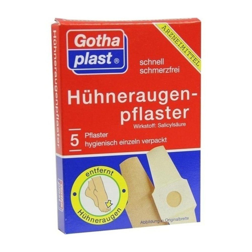 Gothaplast GmbH Пластырь GOTHAPLAST Cornmed Hühneraugenpflaster 2x6 cm, 5 St