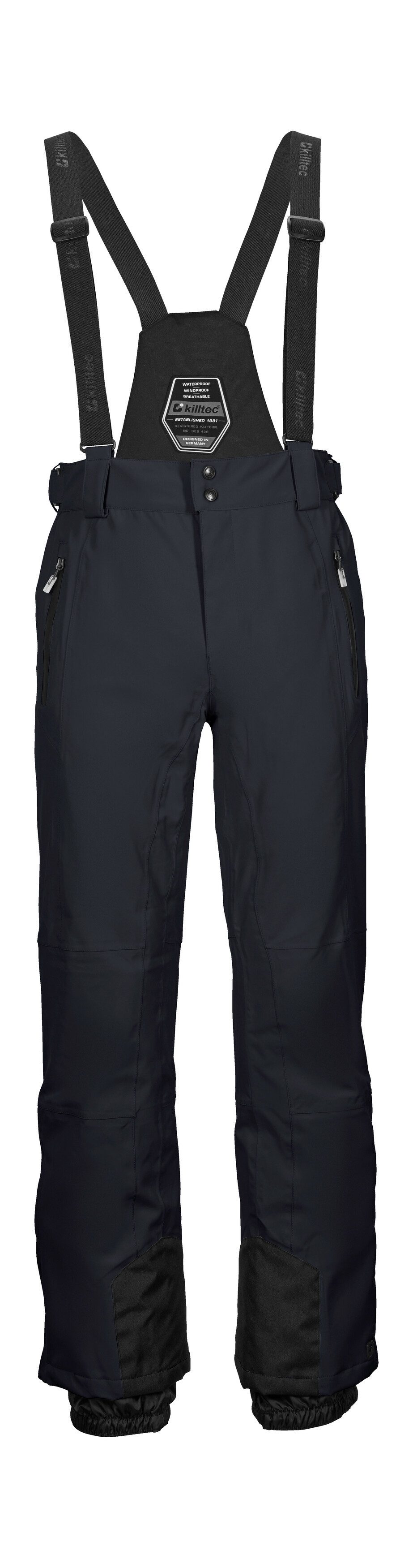 Killtec Skihose KSW 100 ENOSH LG MN SKI PNTS Langgröße, wasserdicht, atmungsaktiv, Kantenschutz, abnehmbare Träger