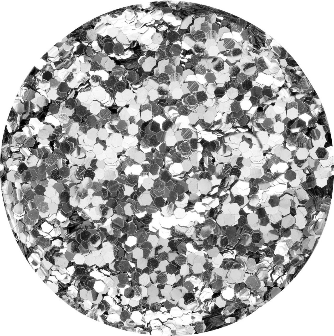 Glorex Bastelnaturmaterial Glorex Bio Glitter grob silber 10 g