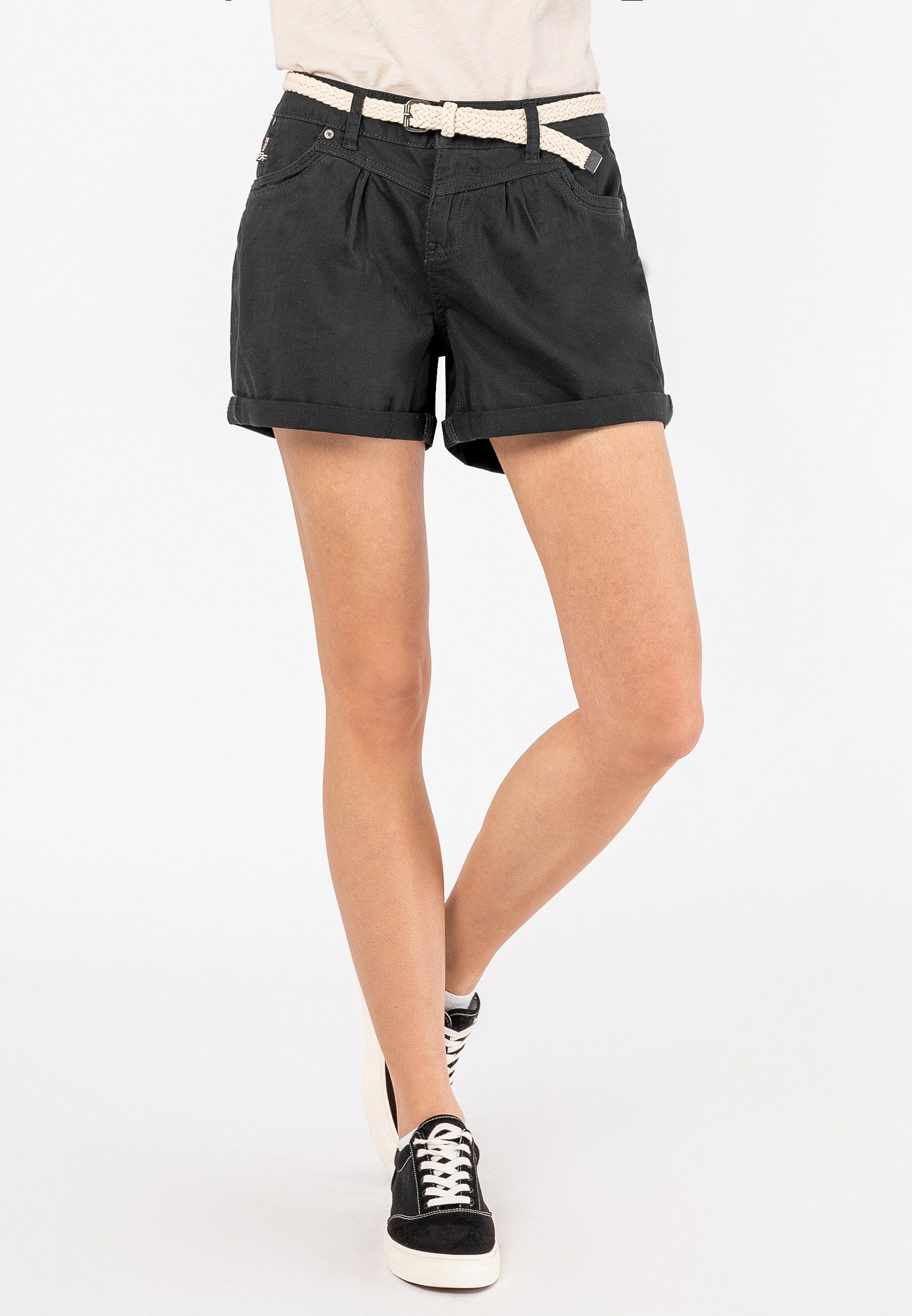 Urban Surface Chinoshorts Shorts mit Gürtel