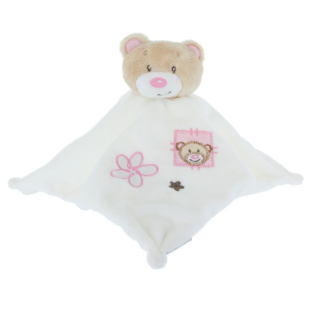 Besttoy Schmusetuch Besttoy - Schmusetuch Bär - rosa