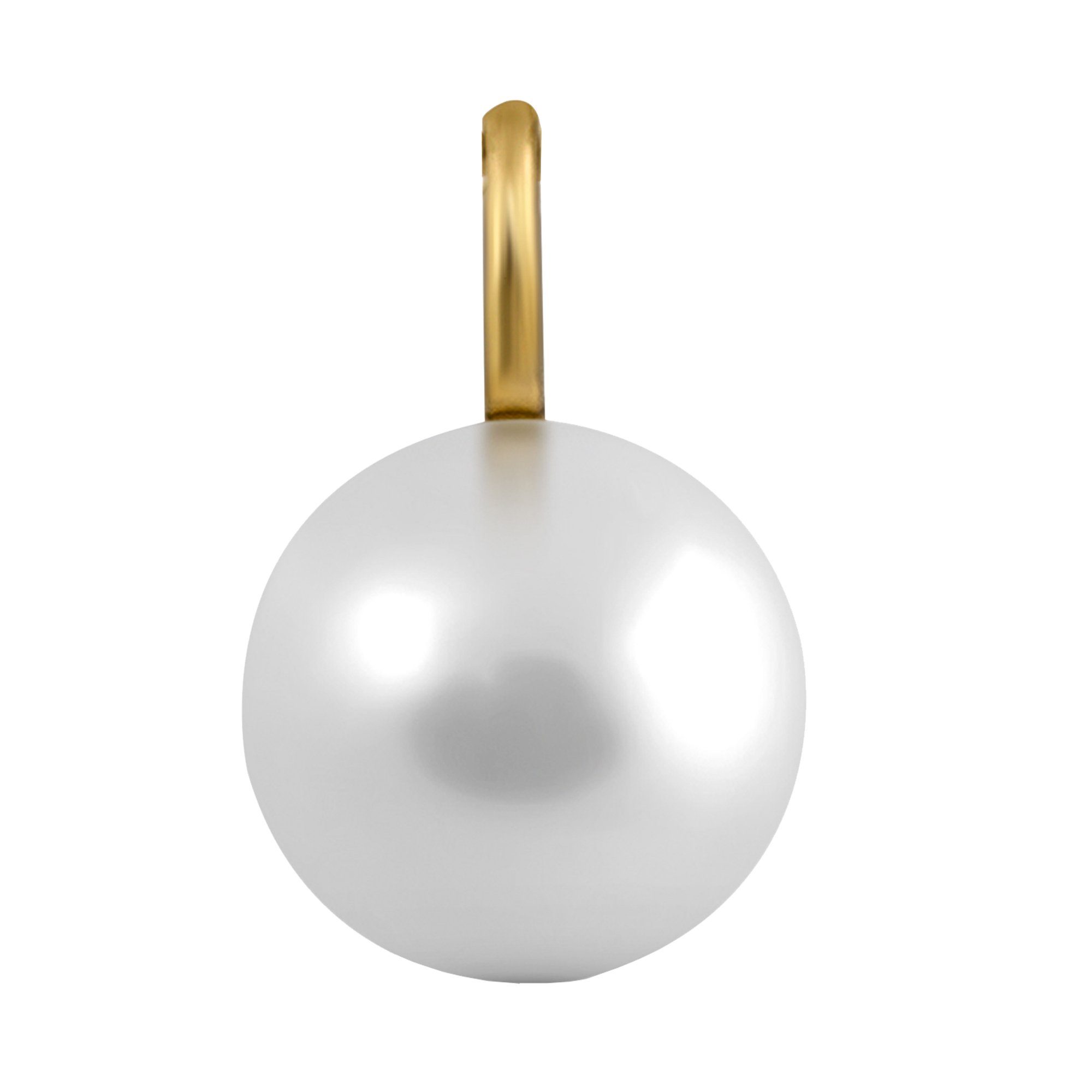 Orolino Kettenanhänger Gold 585 mit weißer günstig online kaufen