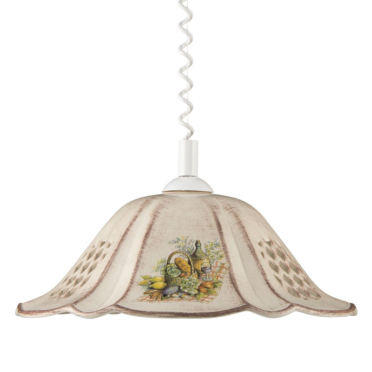 Helios Leuchten Pendelleuchte Küchenlampe Keramik, Keramiklampe, Deckenlamp günstig online kaufen