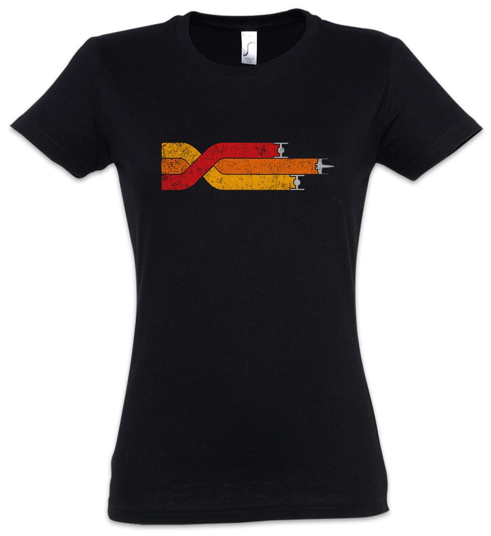 Urban Backwoods Print-Shirt Star Battle Knot Damen T-Shirt Solo X Red Star Krieg Allianz Five Wars (1-tlg) Imperium der Wing Sterne