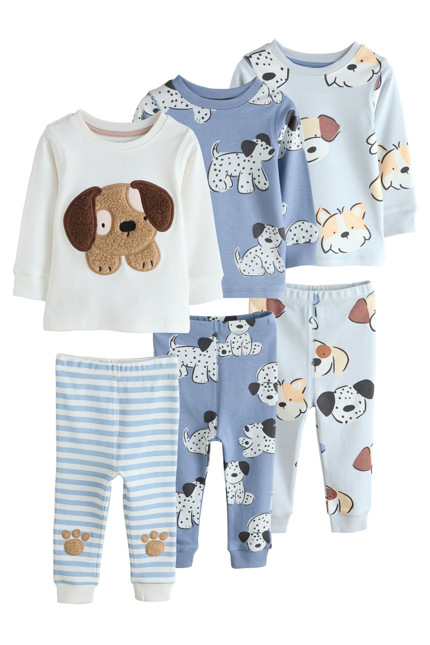 Next Pyjama 3er-Pack Snuggle Schlafanzüge (6 tlg)