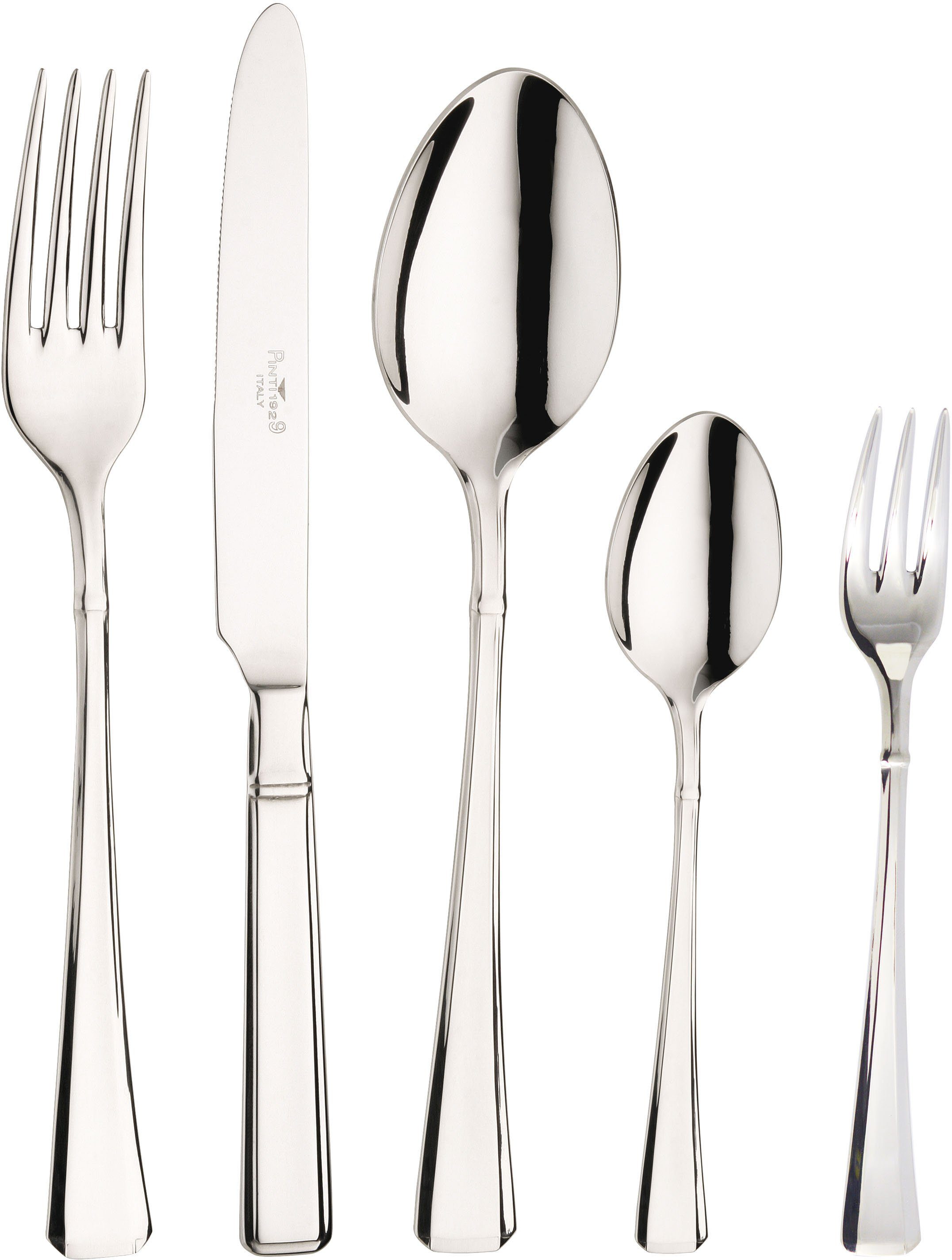 PINTINOX Besteck-Set Leonardo (30-tlg), 6 Personen, Edelstahl 18/10. Reduzierter Preis € 118,68. Unverbindliche Preisempfehlung € 179,99